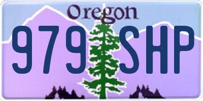 OR license plate 979SHP