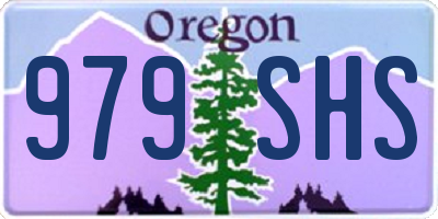 OR license plate 979SHS