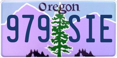 OR license plate 979SIE