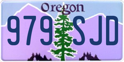 OR license plate 979SJD