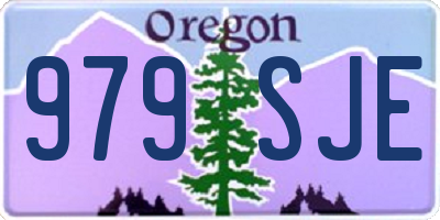 OR license plate 979SJE