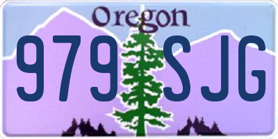 OR license plate 979SJG