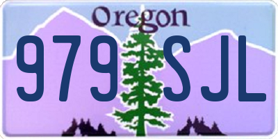 OR license plate 979SJL