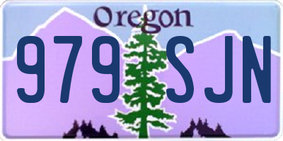 OR license plate 979SJN