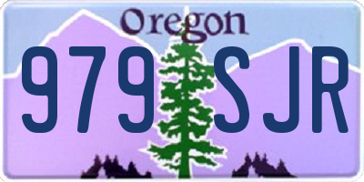 OR license plate 979SJR