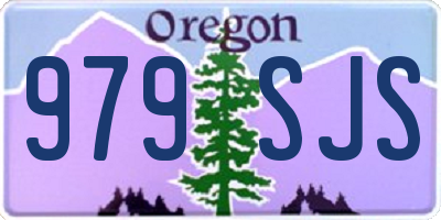 OR license plate 979SJS