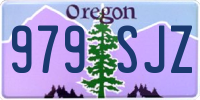 OR license plate 979SJZ