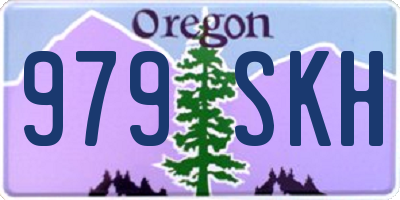 OR license plate 979SKH