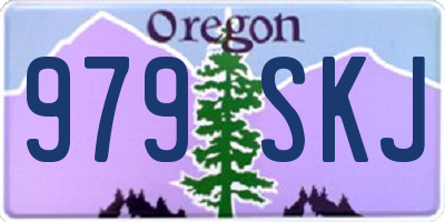 OR license plate 979SKJ
