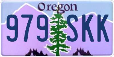 OR license plate 979SKK