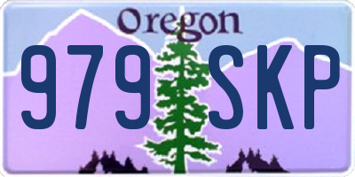 OR license plate 979SKP