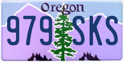 OR license plate 979SKS