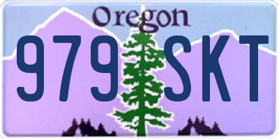 OR license plate 979SKT