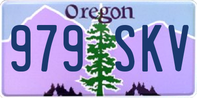 OR license plate 979SKV