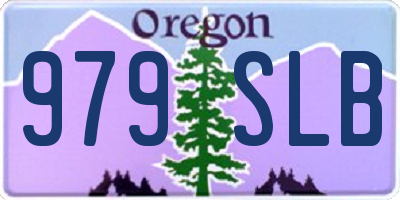OR license plate 979SLB