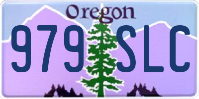 OR license plate 979SLC