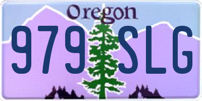 OR license plate 979SLG