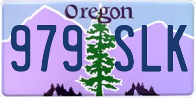 OR license plate 979SLK