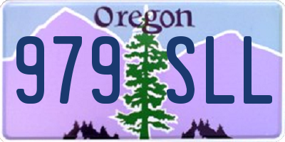 OR license plate 979SLL