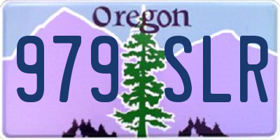 OR license plate 979SLR