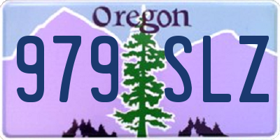 OR license plate 979SLZ