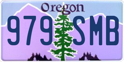 OR license plate 979SMB