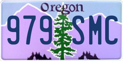 OR license plate 979SMC