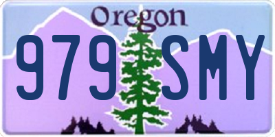 OR license plate 979SMY