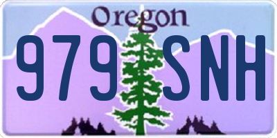 OR license plate 979SNH