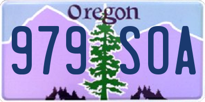 OR license plate 979SOA