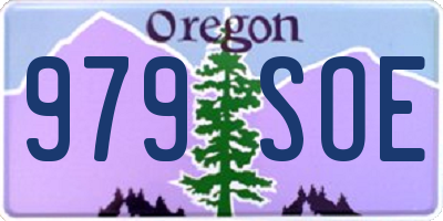 OR license plate 979SOE