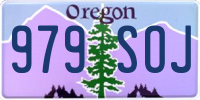 OR license plate 979SOJ