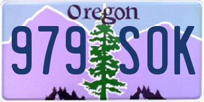 OR license plate 979SOK