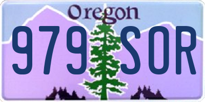 OR license plate 979SOR