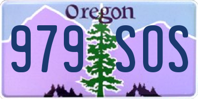 OR license plate 979SOS