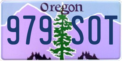 OR license plate 979SOT