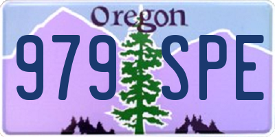 OR license plate 979SPE