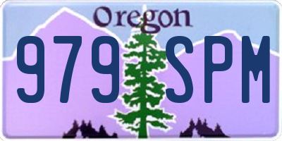 OR license plate 979SPM