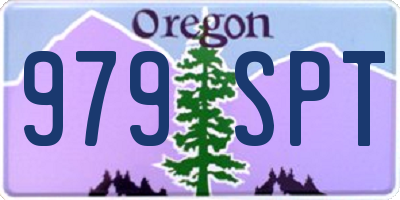 OR license plate 979SPT
