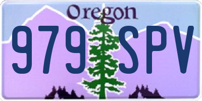 OR license plate 979SPV