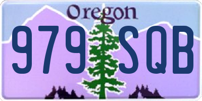 OR license plate 979SQB