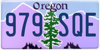 OR license plate 979SQE