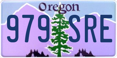 OR license plate 979SRE