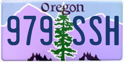 OR license plate 979SSH