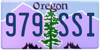 OR license plate 979SSI