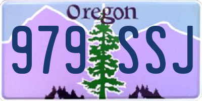 OR license plate 979SSJ