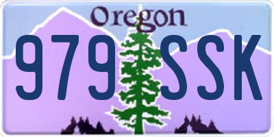 OR license plate 979SSK