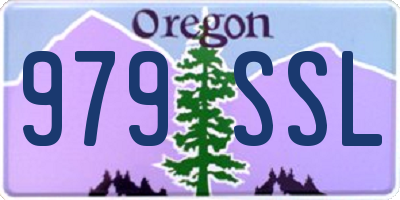 OR license plate 979SSL