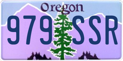 OR license plate 979SSR