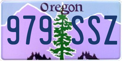 OR license plate 979SSZ